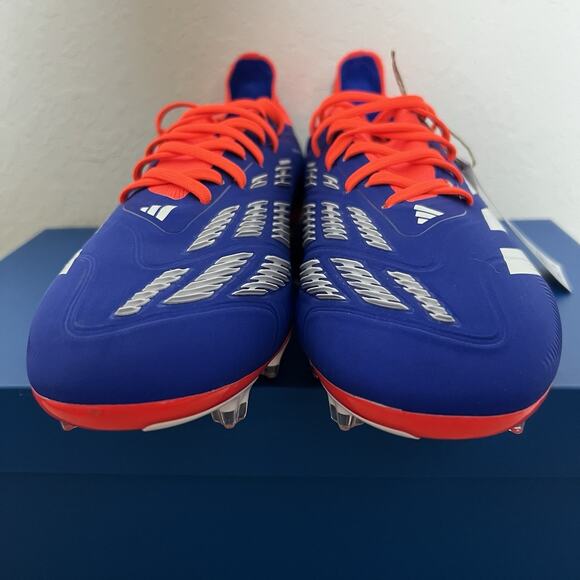 Adidas Predator PRO FG Soccer Cleats Shoes Blue IF6330 Mens Size 10.5 NWT - Picture 3 of 9